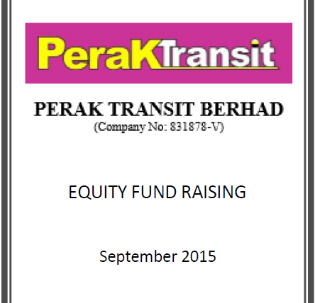 Perak Transit Fund Raising